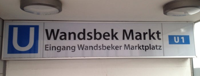 U Wandsbek Markt is one of The Usual Places.