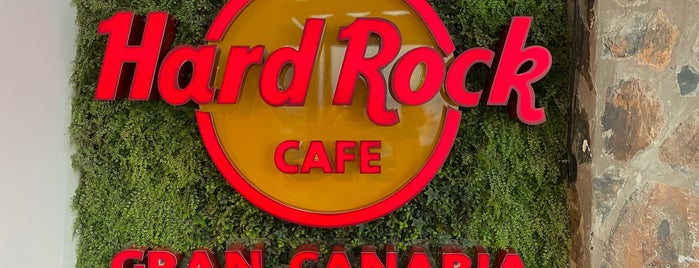 Hard Rock Cafe Gran Canaria is one of Locais curtidos por José Emilio.