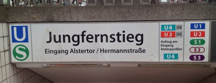 S+U Jungfernstieg is one of Bf's in Hamburg.