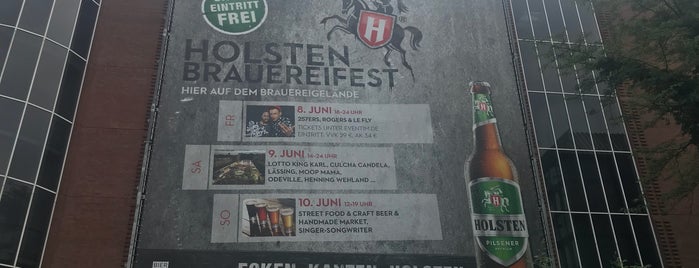 Holsten-Brauereifest is one of Orte, an denen ich Bier trank.