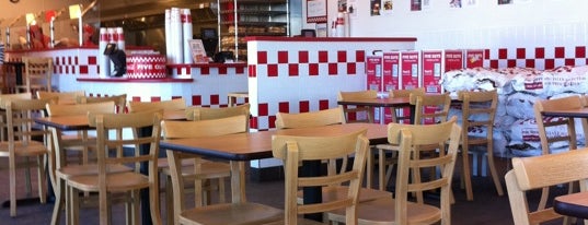 Five Guys is one of Ainsley’s Liked Places.