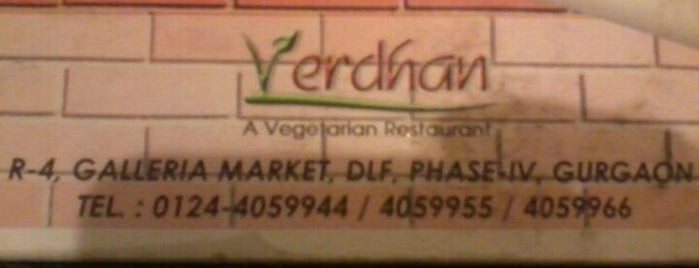 Verdhan, A Vegetarian Restaurant is one of 20 favorite restaurants.