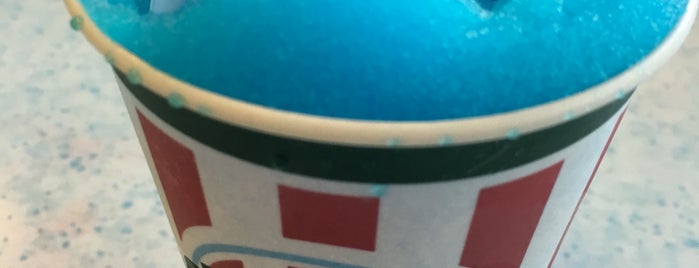 Rita's Italian Ice is one of Places to try....