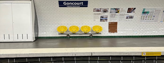 Métro Goncourt [11] is one of Métro de Paris.