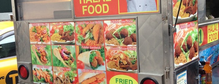 Adel's best #1 Halal Food Cart is one of NYC: FiDi Luncher.