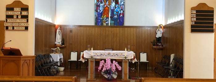 Catholic Yomitan Church is one of Okinawan venues.