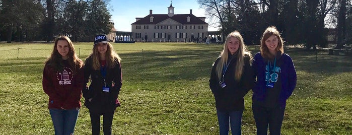 George Washington's Mount Vernon is one of Orte, die April gefallen.