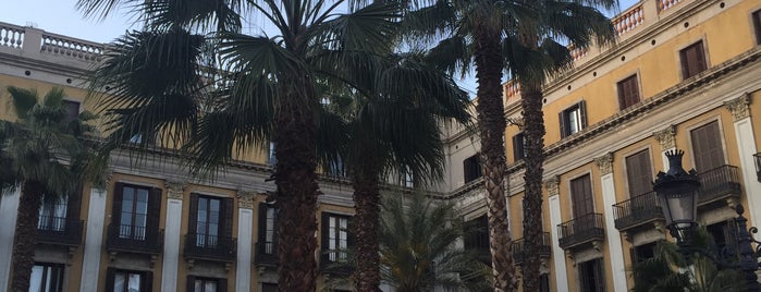 Plaça Reial is one of Barcelona.