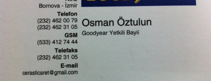 Cer-as Ticaret is one of Ibrahim Deniz'in Beğendiği Mekanlar.