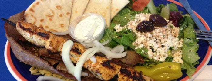 Papouli's Greek Grill is one of Orte, die Mark gefallen.