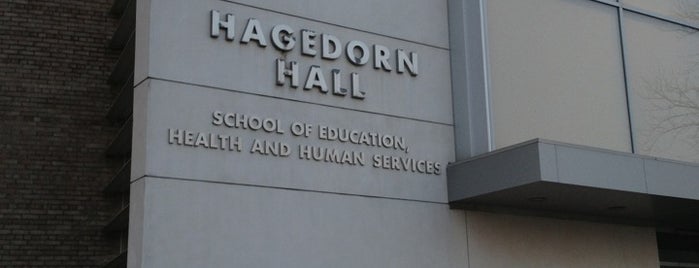 Hagedorn Hall is one of #HofstraGrad12.