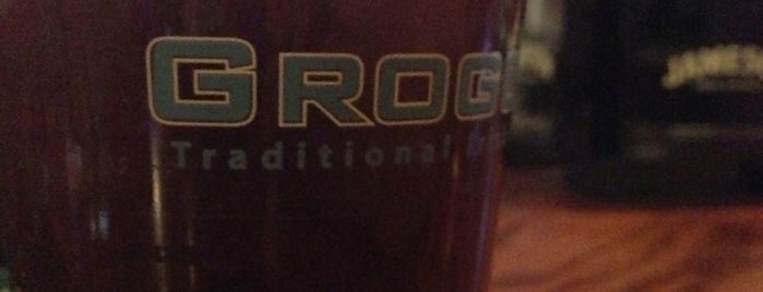 Groggs Traditional Irish Pub is one of Lugares favoritos de Tyler.