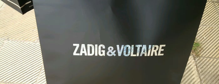 Zadig & Voltaire is one of Athens Shopping.