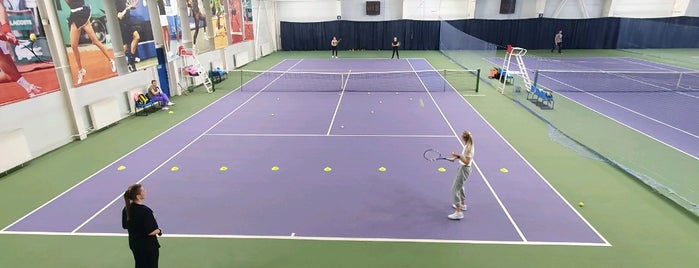 Теннисные корты is one of Tennis in Minsk.