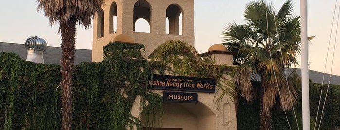 Joshua Hendy Iron Works Museum is one of SF Bay Area - I: Santa Clara & San Mateo Counties.