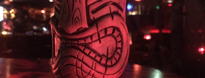 Frankie's Tiki Room is one of 50 Top Cocktail Bars in the U.S..