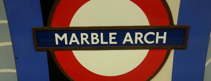 Marble Arch London Underground Station is one of Transport.