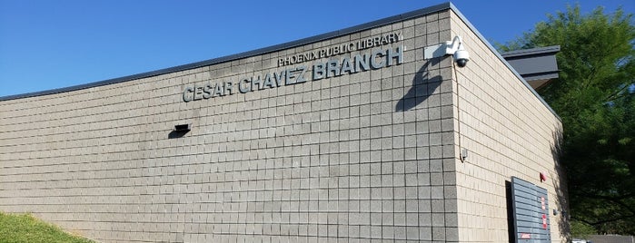 Cesar Chavez Library is one of Phoenix Public Libraries.