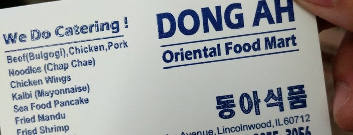 Dong-Ah Food is one of Korean.