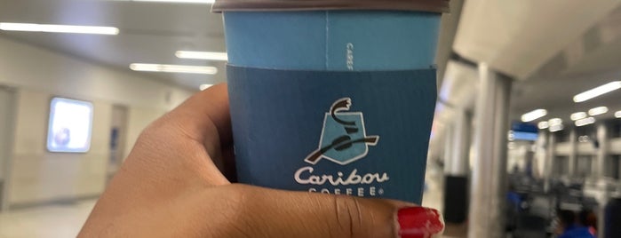 Caribou Coffee is one of Hartsfield-Jackson International Airport.