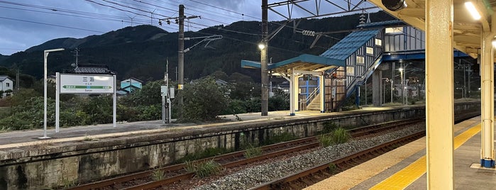 Sanze Station is one of Shonai | 庄内.