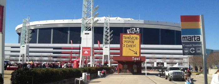 Georgia Dome is one of DrumCorps 2012.