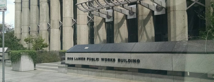 Bob Lanier Public Works Building is one of Jimmy's Errors.