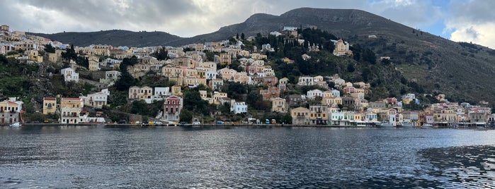 Symi Port is one of Rhodes Ains 30th.