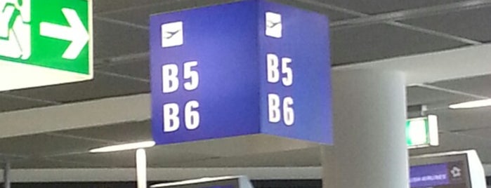 Gate B6 is one of Flughafen Frankfurt am Main (FRA) Terminal 1.