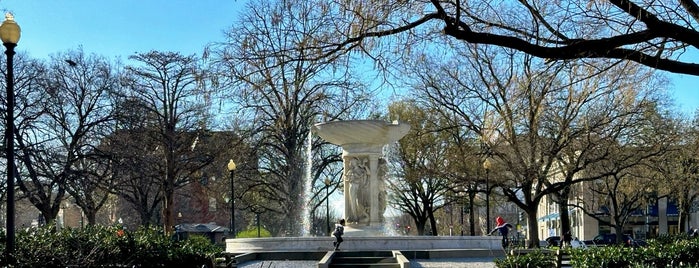 Dupont Circle Fountain (Samuel Francis Du Pont Memorial Fountain) is one of Greater DC A & E.