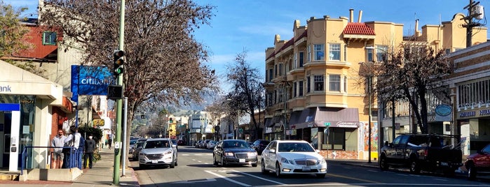 Downtown Piedmont is one of San Francisco Bay Area municipalities.