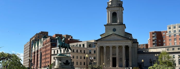 Thomas Circle is one of alternative.