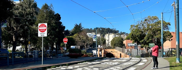 MUNI Metro Stop - Duboce & Noe is one of MUNI Metro Stations.