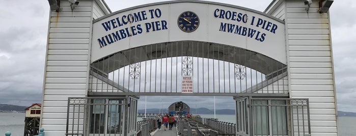 Mumbles Pier is one of Swansea.