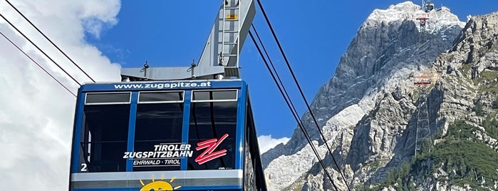 Talstation Tiroler Zugspitzbahn is one of Tirol / Österreich.