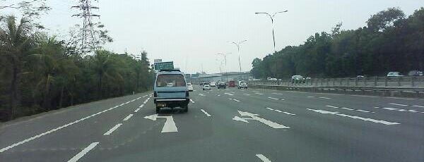 Jalan Tol Ulujami - Serpong is one of Tangerang Selatan. Banten.