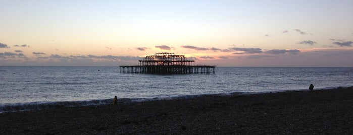West Pier Beach is one of Brighton Best.
