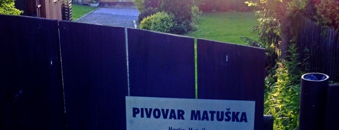 Pivovar Matuška is one of Janek : понравившиеся места.