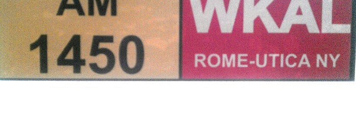 WKAL-AM 1450 is one of saved locations.