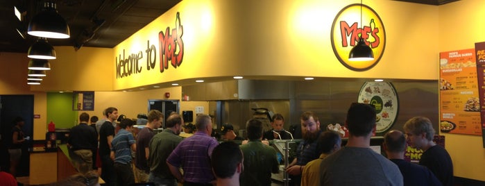 Moe's Southwest Grill is one of My favorites.
