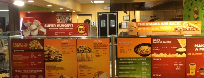 Moe's Southwest Grill is one of Hirohiro'nun Beğendiği Mekanlar.