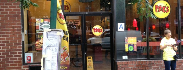 Moe's Southwest Grill is one of work food.