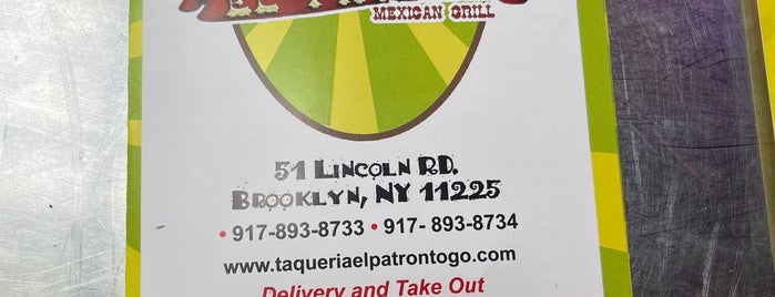 Taqueria El Patron Mexican Grill is one of The 9 Best Places for Marinated Steaks in Brooklyn.