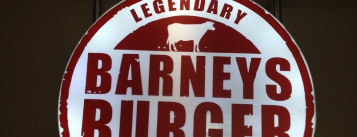 Barneys Burger is one of places to eat.