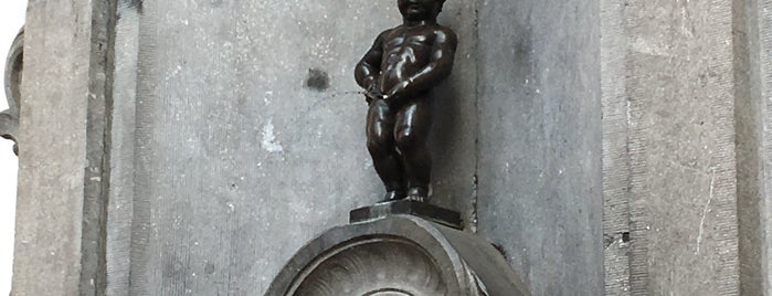 Manneken Pis is one of Brussels Favorites.