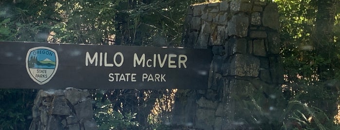 Milo McIver State Park is one of FUN.