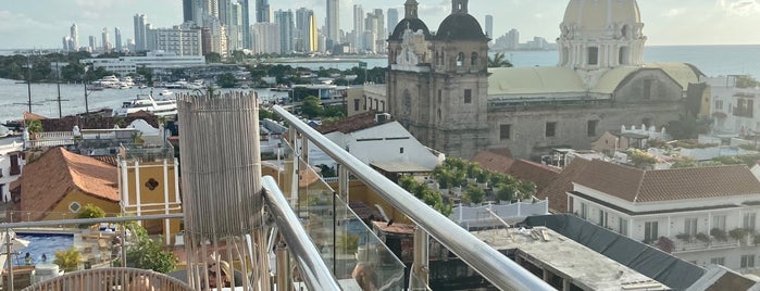 Hotel Movich Rooftoop Pool is one of Cartagena.