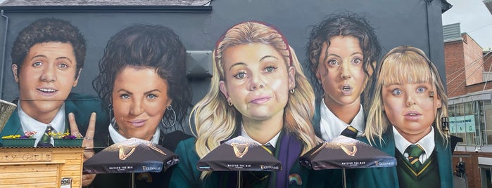 Derry Girls Mural is one of Locais curtidos por Jordan.