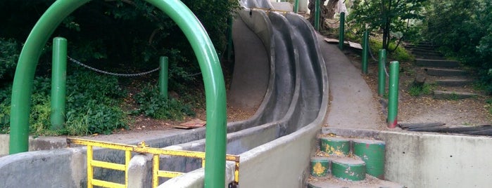 Seward Street Slides is one of Playing Host.