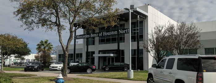 Mercedes-Benz of Houston North is one of Tempat yang Disukai Zach.